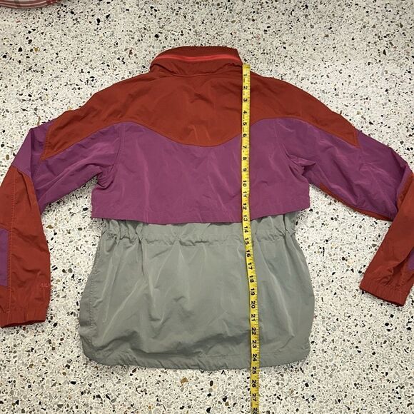 Lululemon Evergreen Anorak pink punch lychee raw linen 2 rain 1/4 zip jacket - Picture 9 of 10